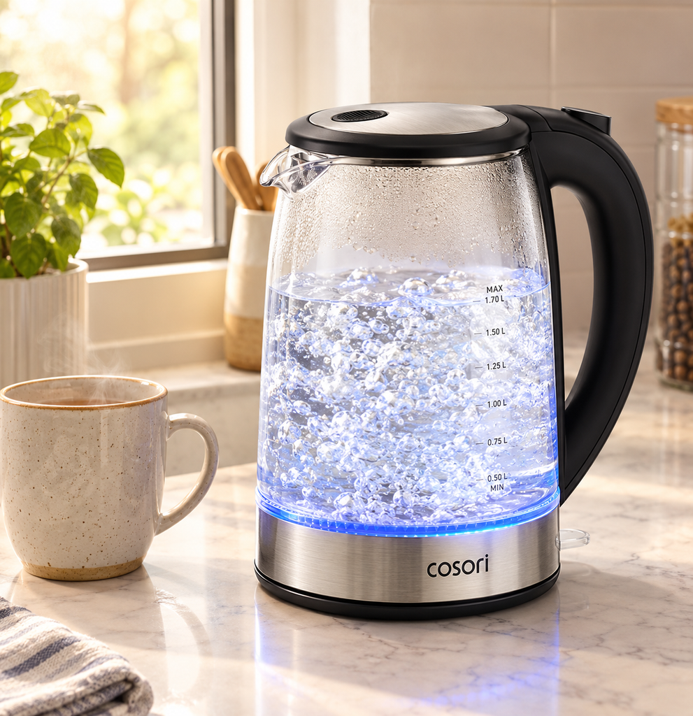 Cozy Morning Boiling with Cosori Electric Kettle