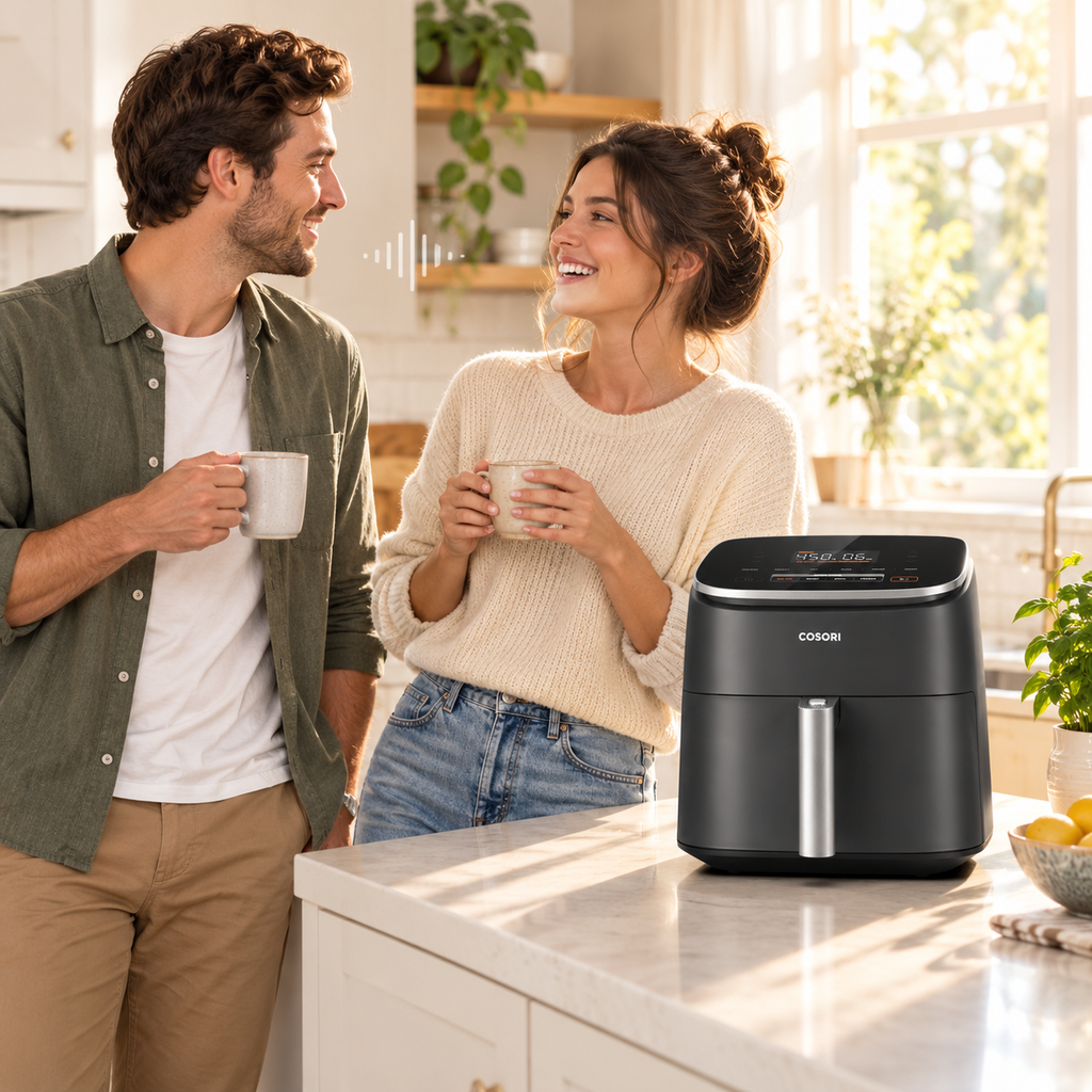 Cozy Morning Kitchen Conversation
