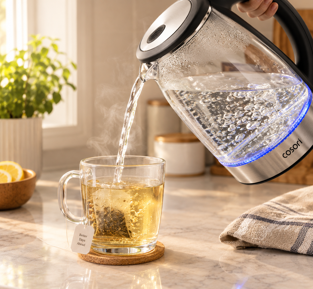 Cozy Morning Tea Pour Electric Kettle