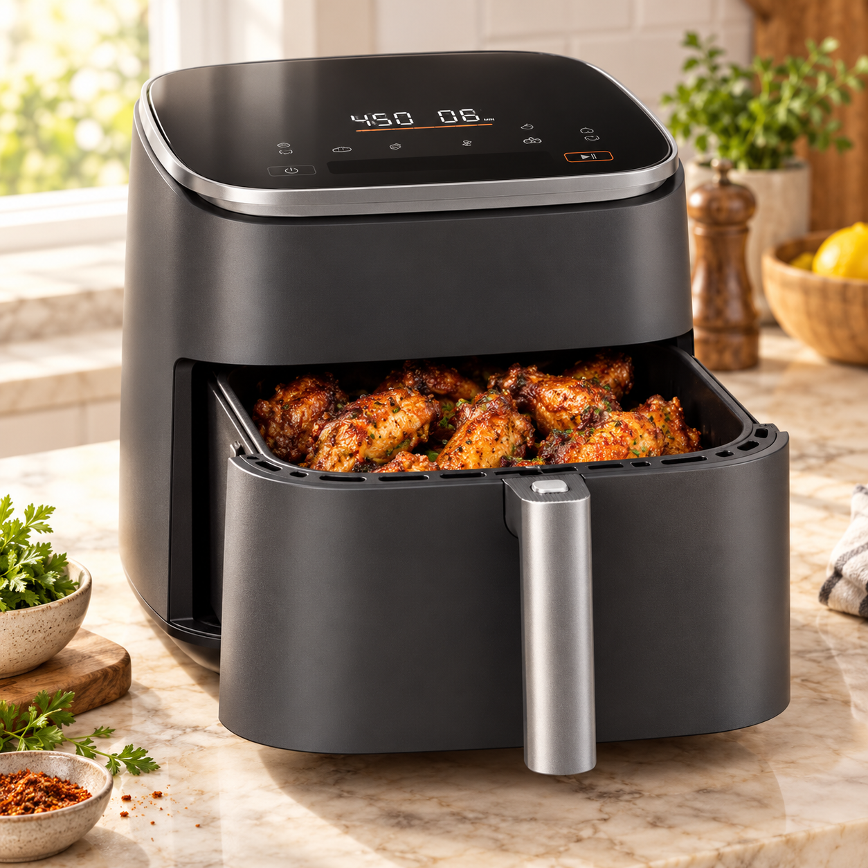 Crispy Wings in a Modern Air Fryer