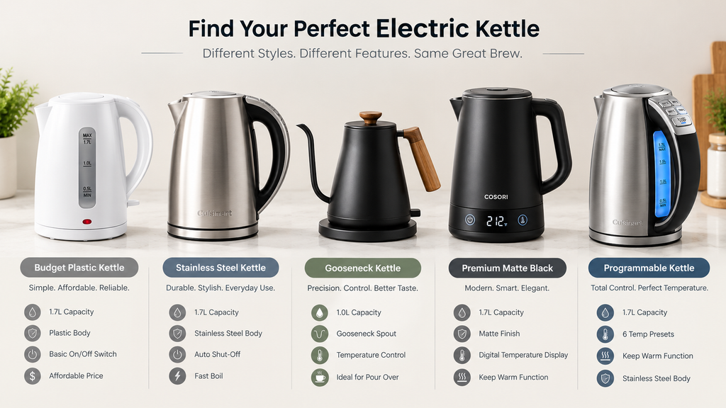 Find Your Best Electric Kettles