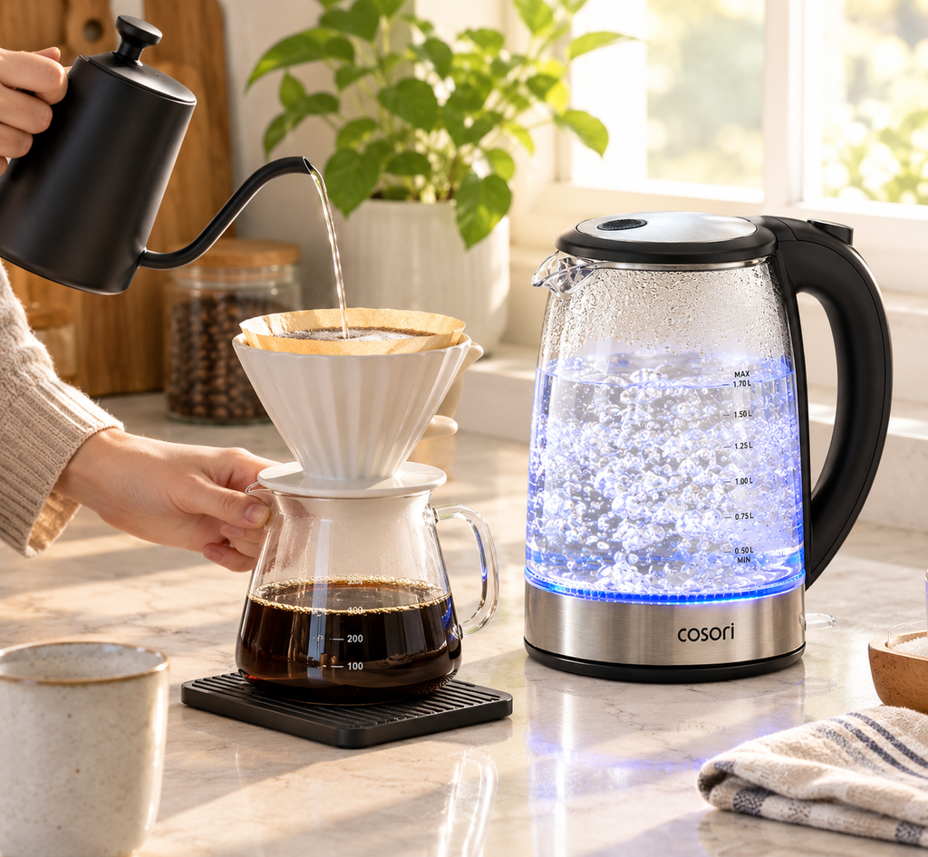 Sunlit Pour-Over Coffee Morning